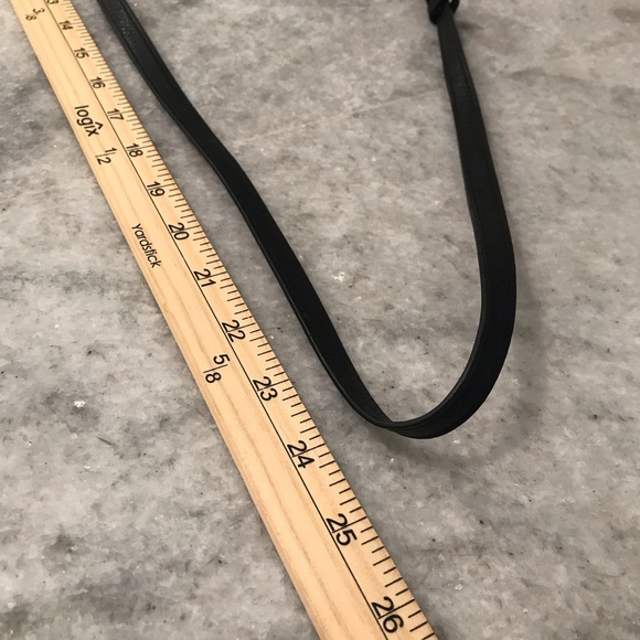 Tory Burch Black Crossbody Bag Womens Pebbled Leather Gold Luxury Designer - Picture 8 of 10